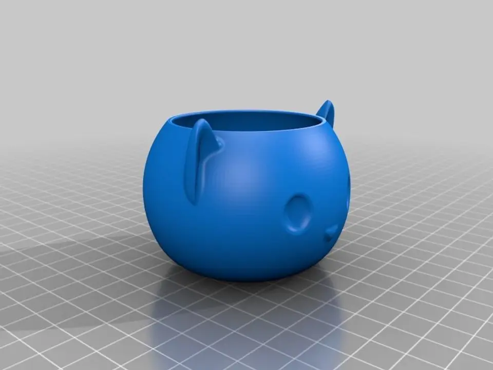 Kedi Kulaklı Mini Saksı